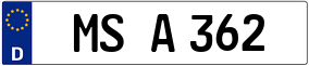 Truck License Plate